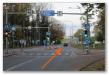 Перекресток улиц Нарва мнт и Вахи